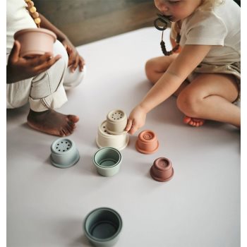 Mushie Stacking Cups Toy jucarie 3 in 1 - imagine 3